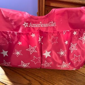 American girl doll bag in great shape holds 16 ins doll four pockets